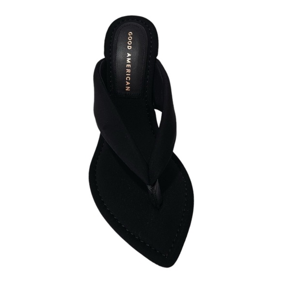 NIB Good American Cinder-f*Cking-rella Thong Sandals - Size 11 - Picture 2 of 11